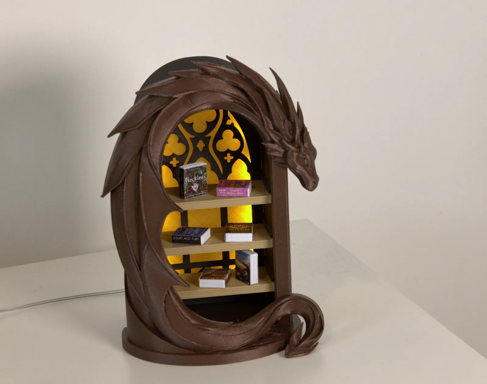 Modular fantasy book nook - Dragon