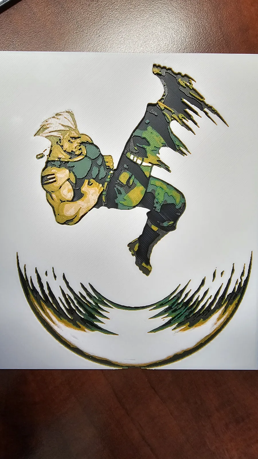 Guile Flash Kick Hue Forge - Street Fighter