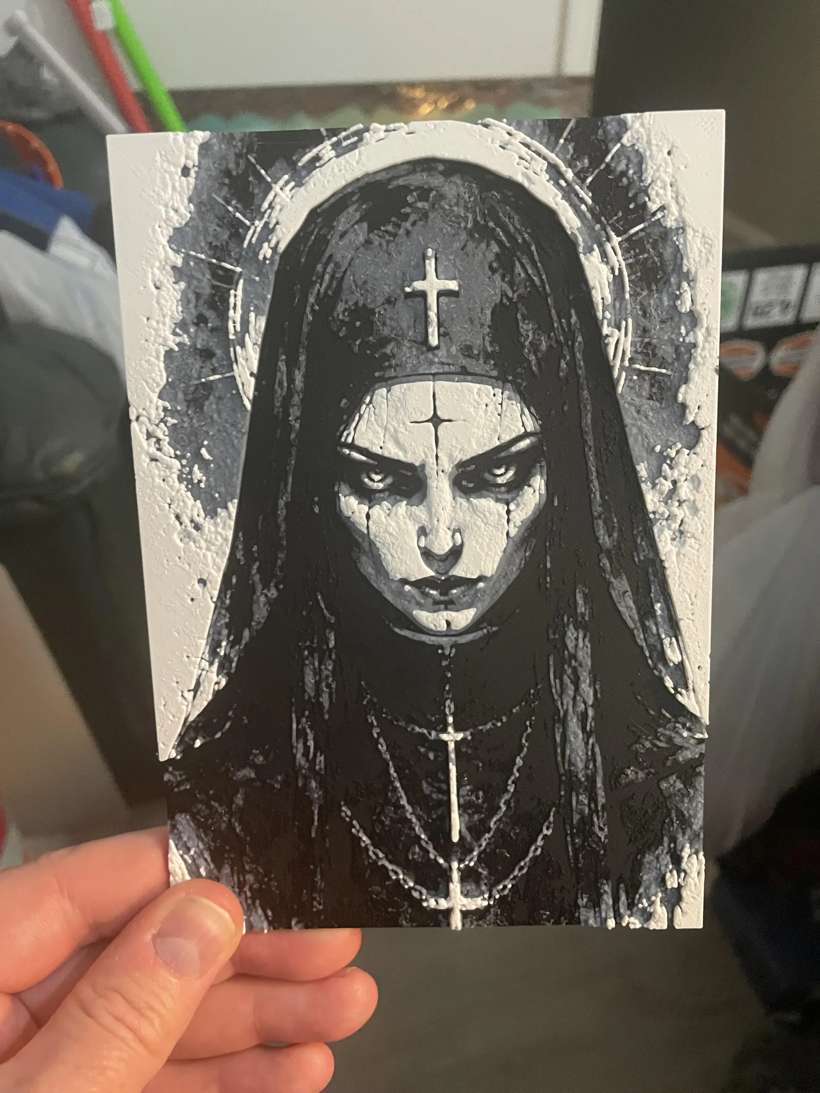 Scary Nun Hueforge