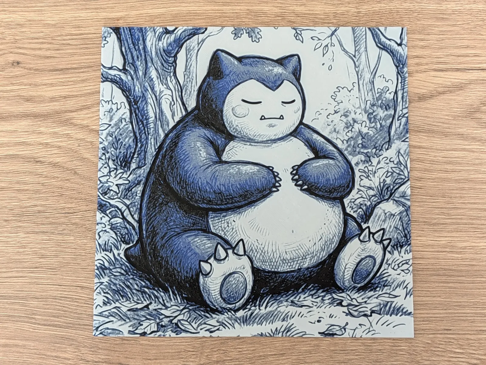 Snorlax Hueforge & Frame