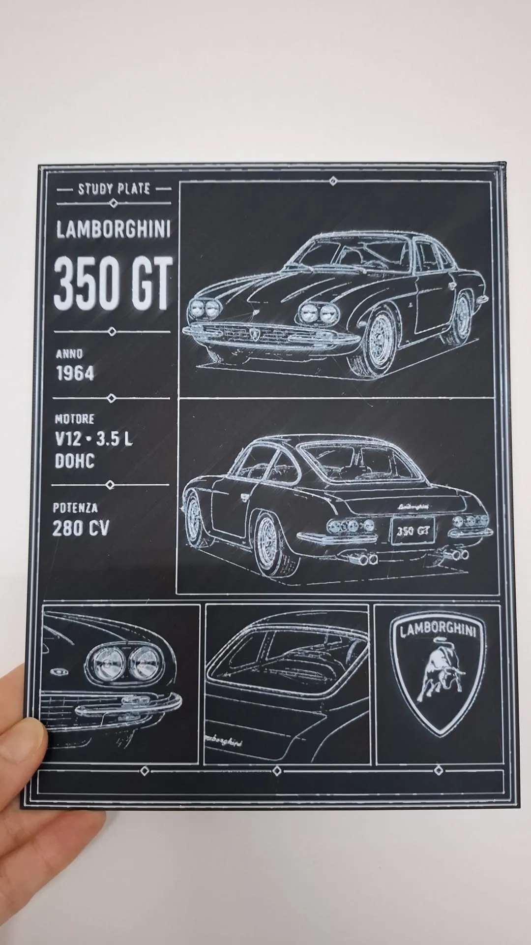 STUDY AUTO N.01 – Lamborghini 350 GT