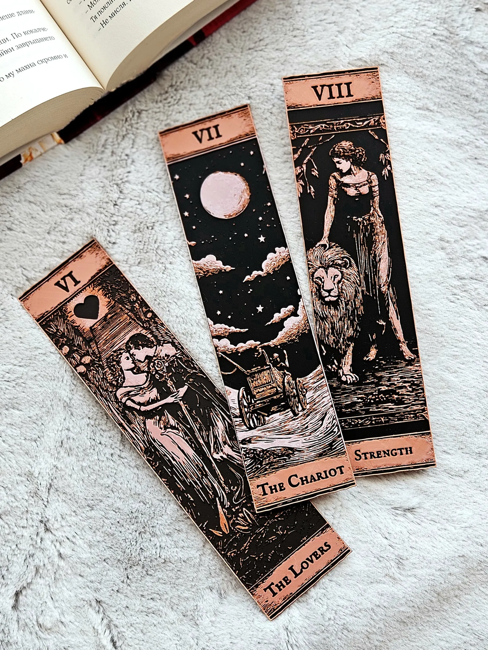 Tarot Bookmarks - (Set 3 Major Arcana)