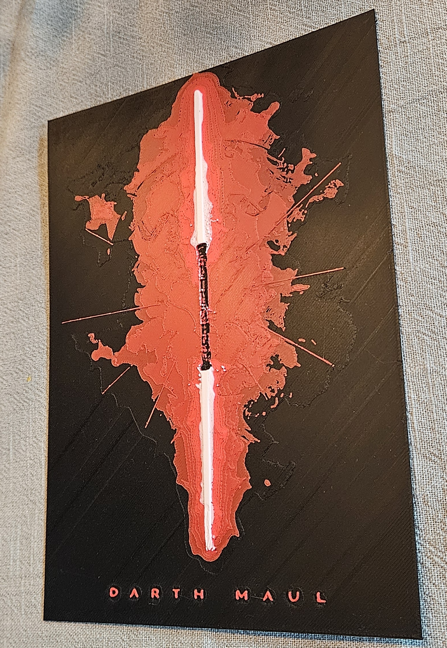Star Wars Darth Maul lightsaber