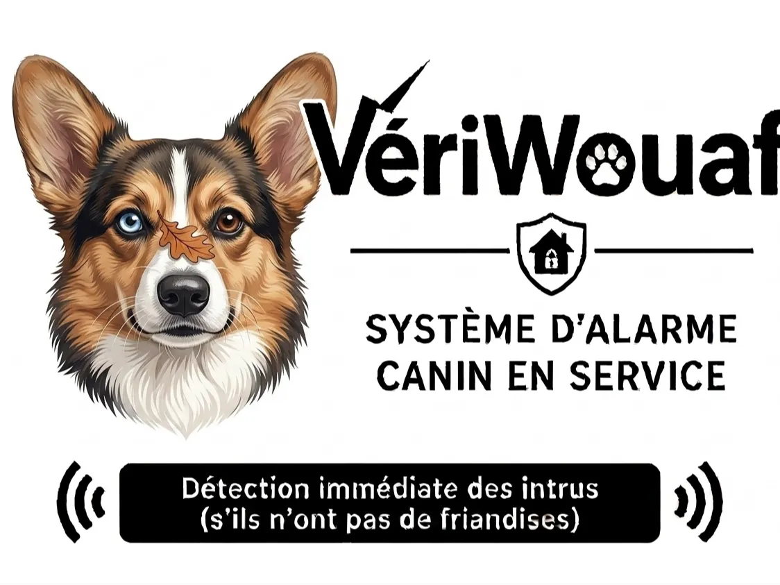 CORGI vériwouaf pancarte