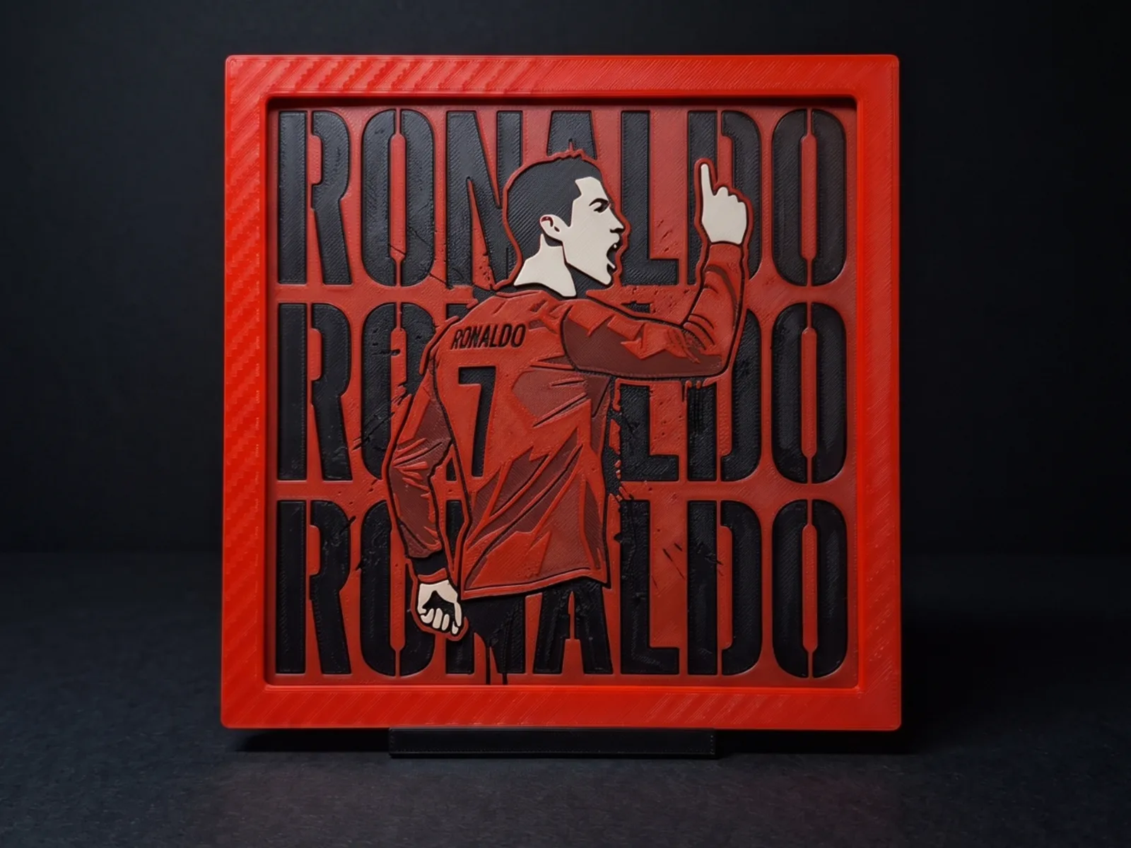 Ronaldo x3 - Hueforge Wall Art