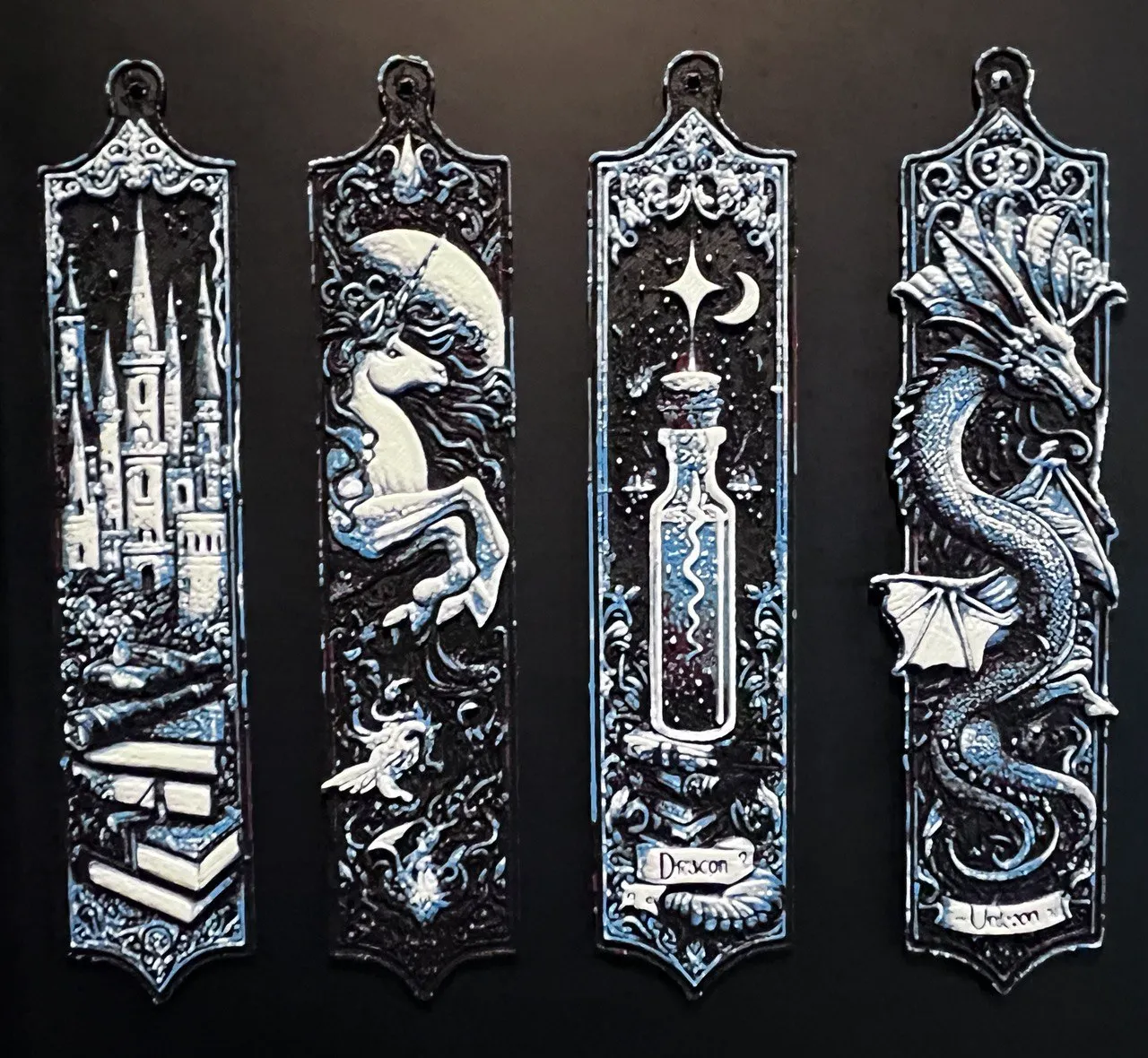 Set 4 Bookmarks Magical Hueforge