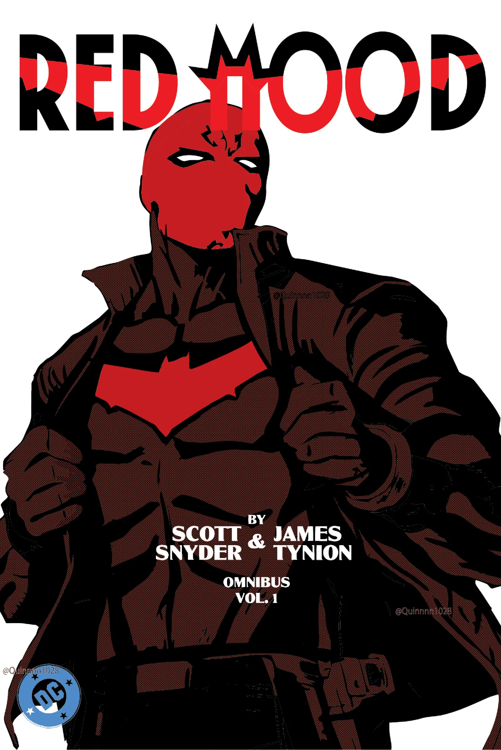 Red Hood comic cover - inspired, Nightwing omnibus