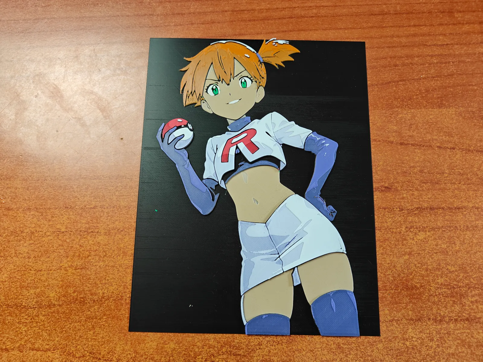 Team Rocket Misty - Hueforge Wall Art