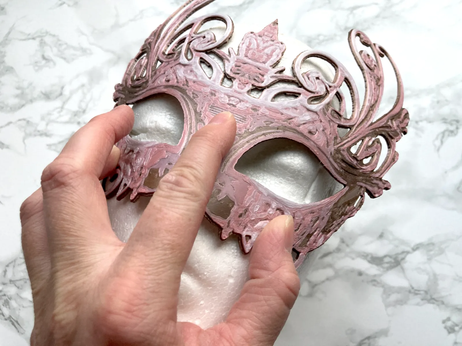 Filigree Masquerade Mask - Hueforge - prints flat