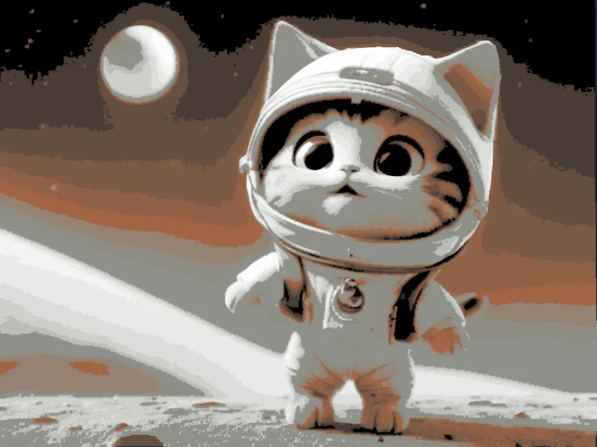 Space Cat (HueForge)