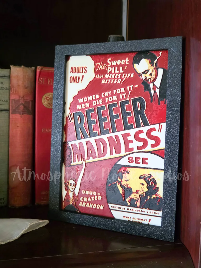 Reefer Madness Vintage Poster - HueForge Print