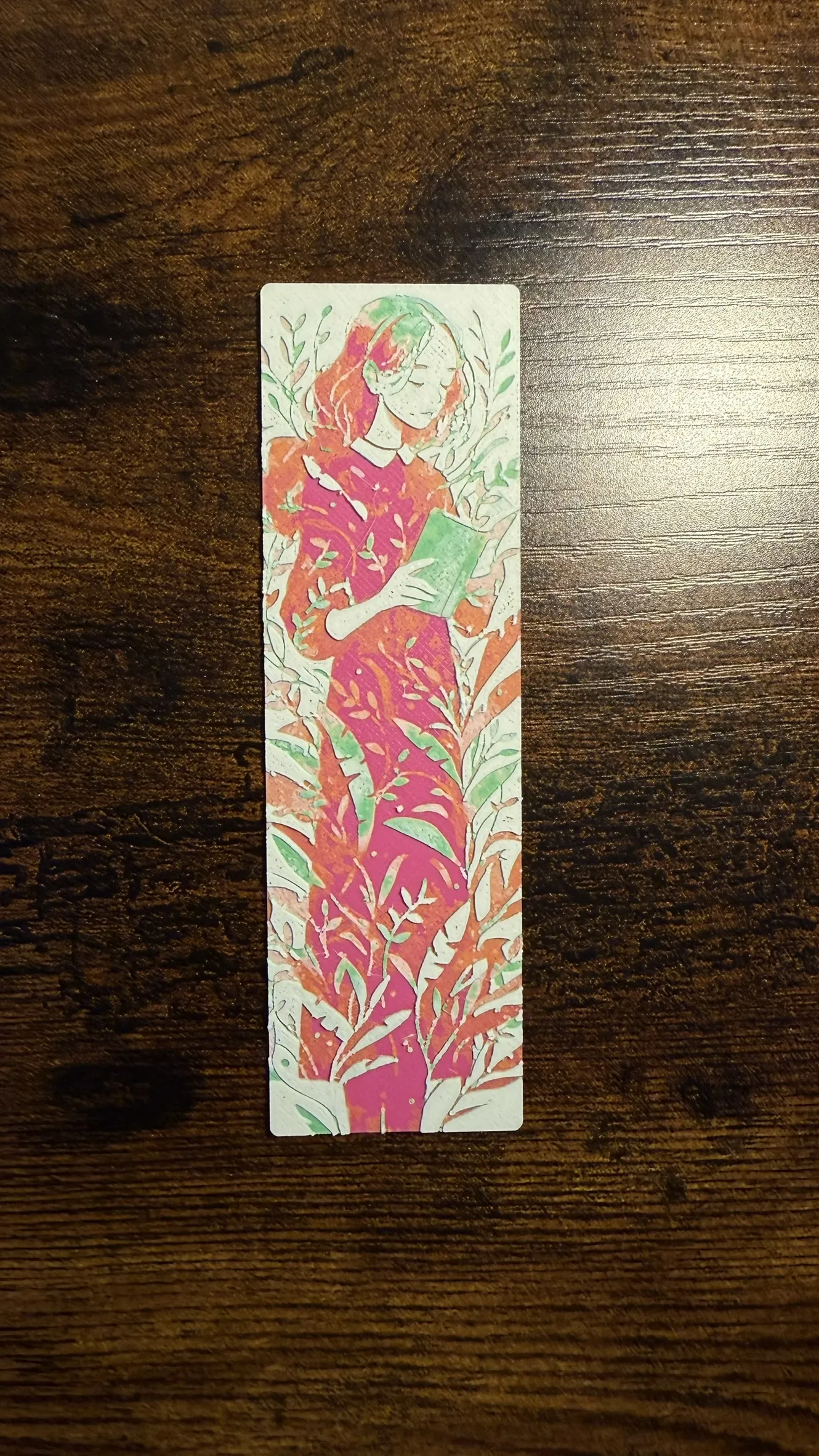 Small HueForge bookmark