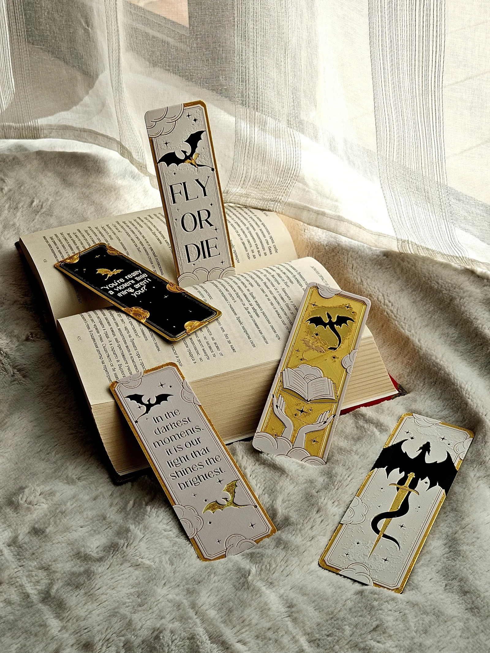Fourth Wing - Bookmarks Set 1/2