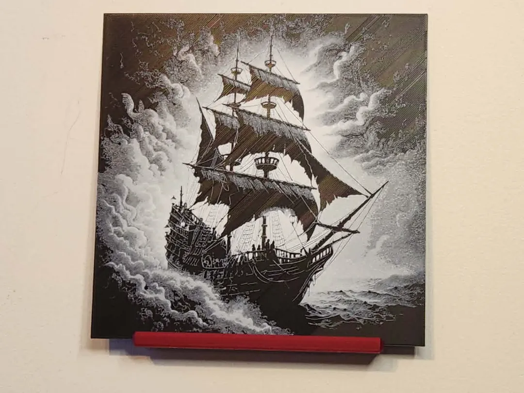 Hueforge - Pirate Ship in Storm