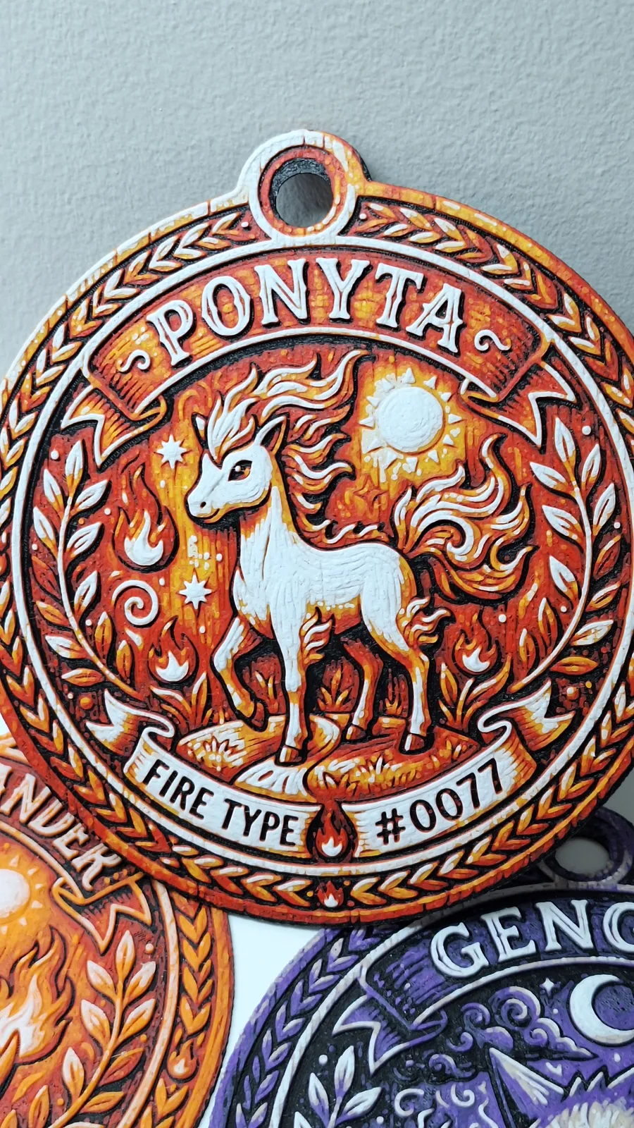 Pokemon - Ponyta Medallion - 4 Colour