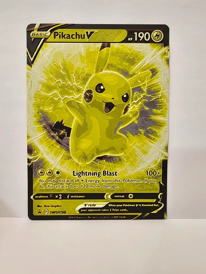 Hueforge Pikachu Card