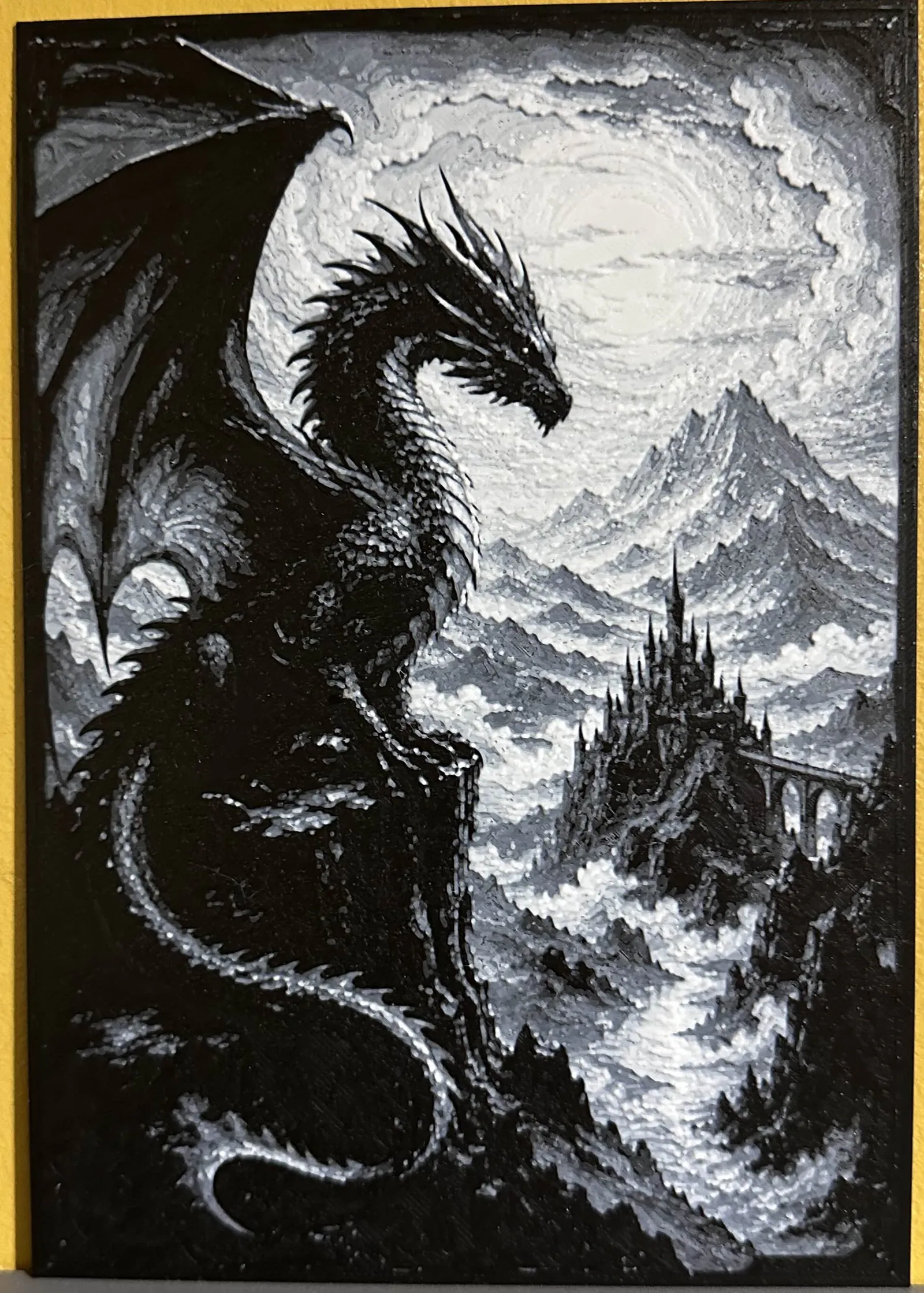 Moon Dragon Hueforge (Filament Painting)