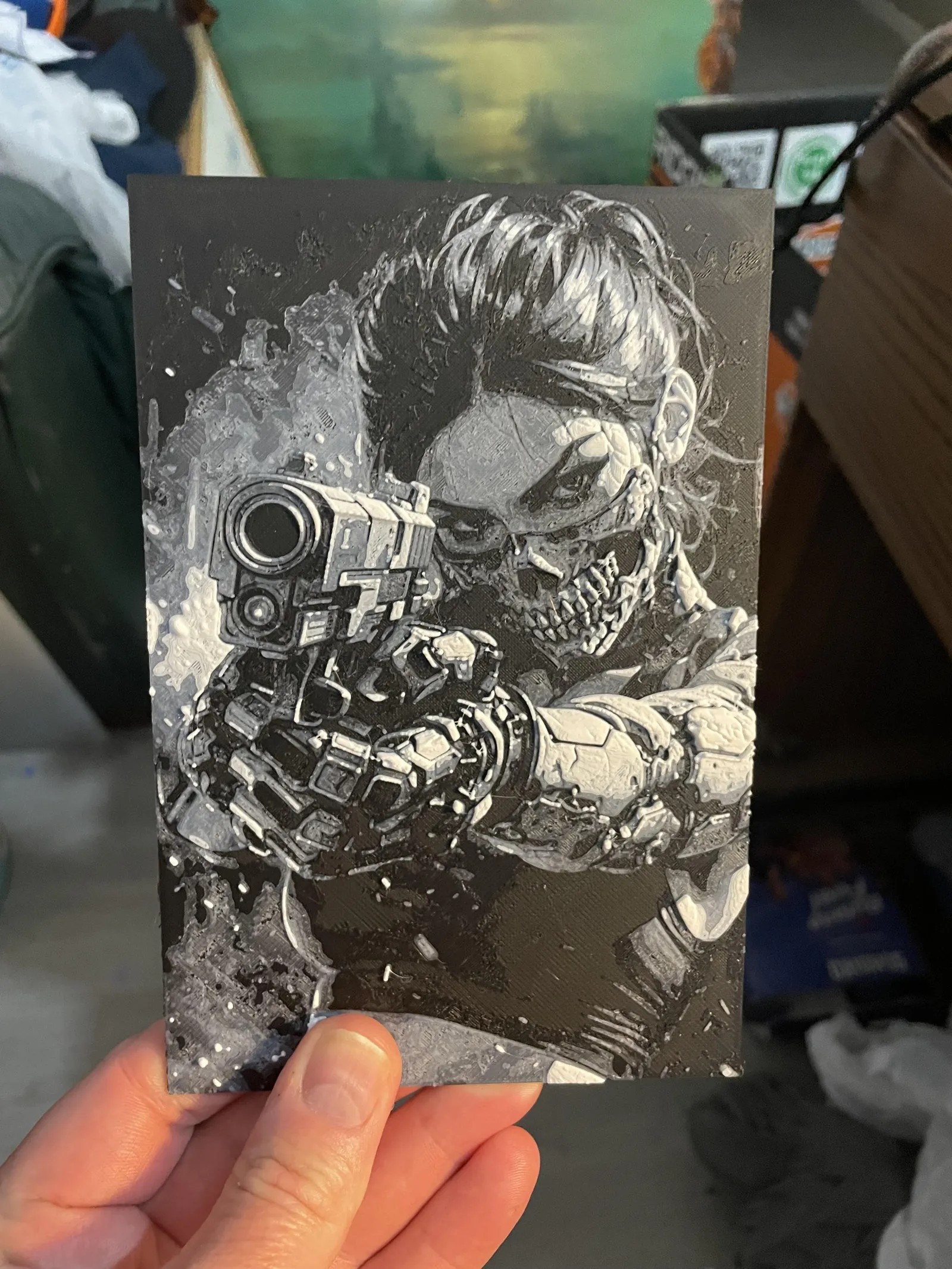 Cyborg Woman with a Gun
