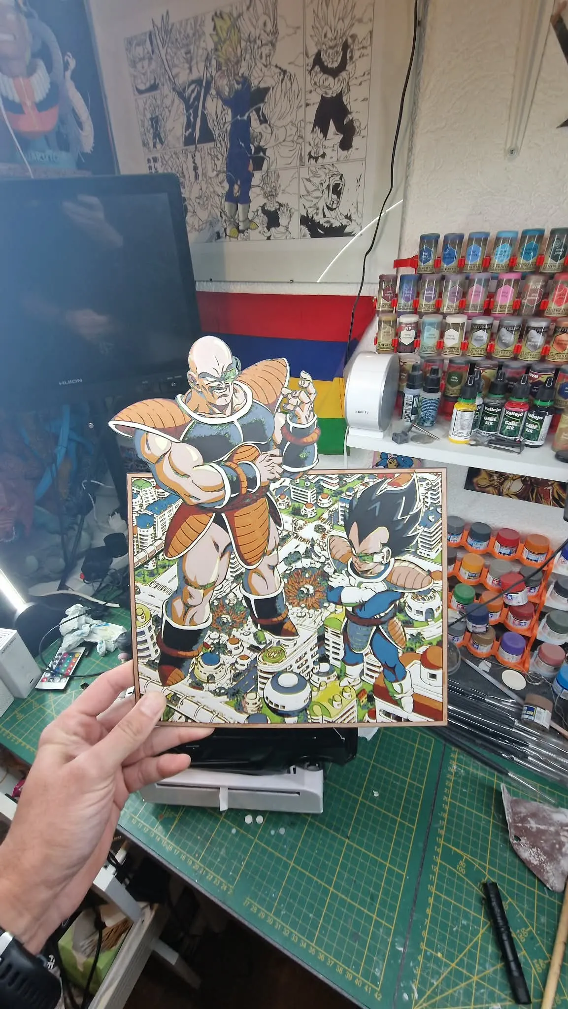 Nappa & Vegeta - Dragon Ball Hueforge