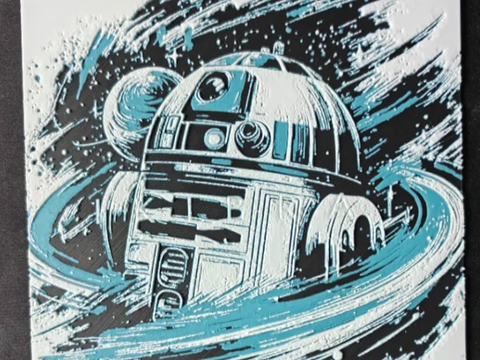 R2D2 StarWars Hueforge