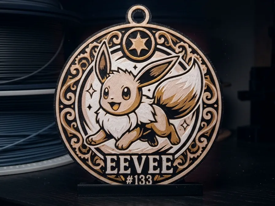 Eevee #133 - Pokemon Token