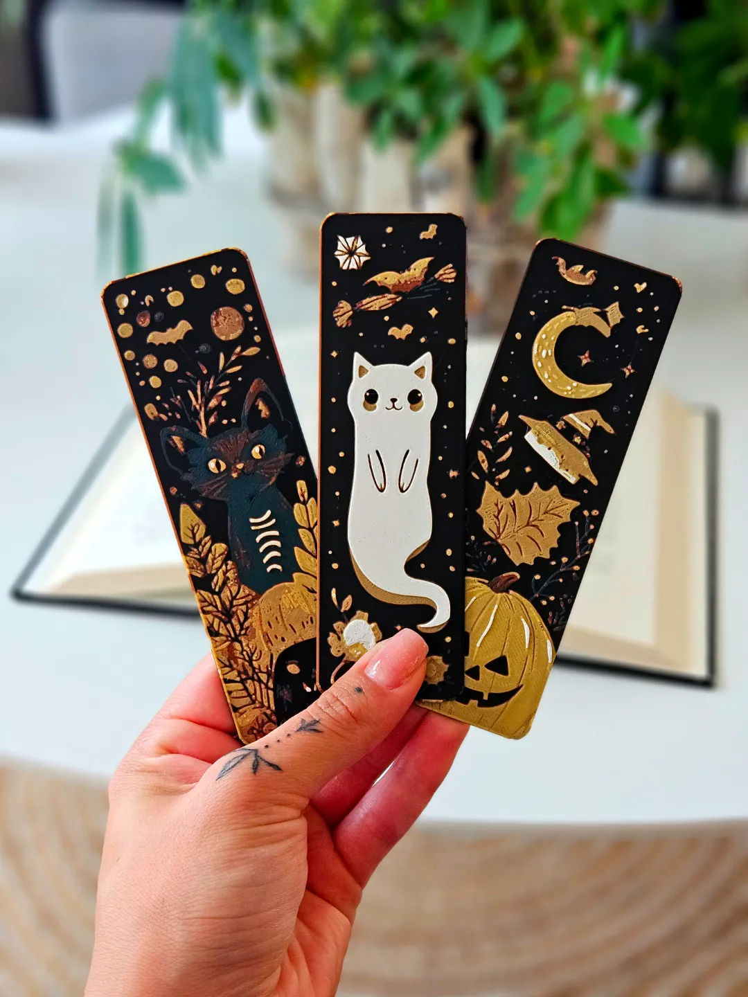Witch's Familiars - Bookmarks Set (Halloween)