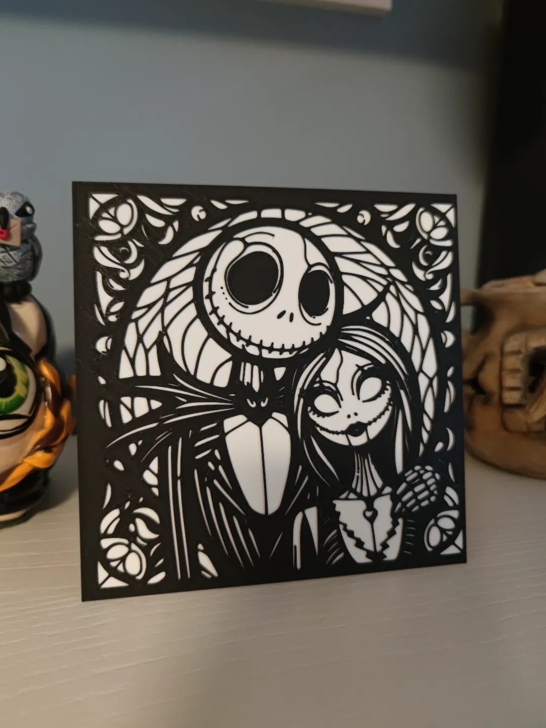 Canvas Jack Skellington y Sally