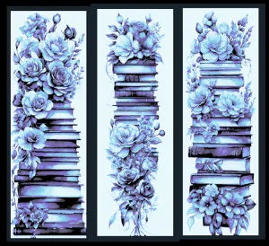Bookmarks of Books and Flowers - No better Marker around