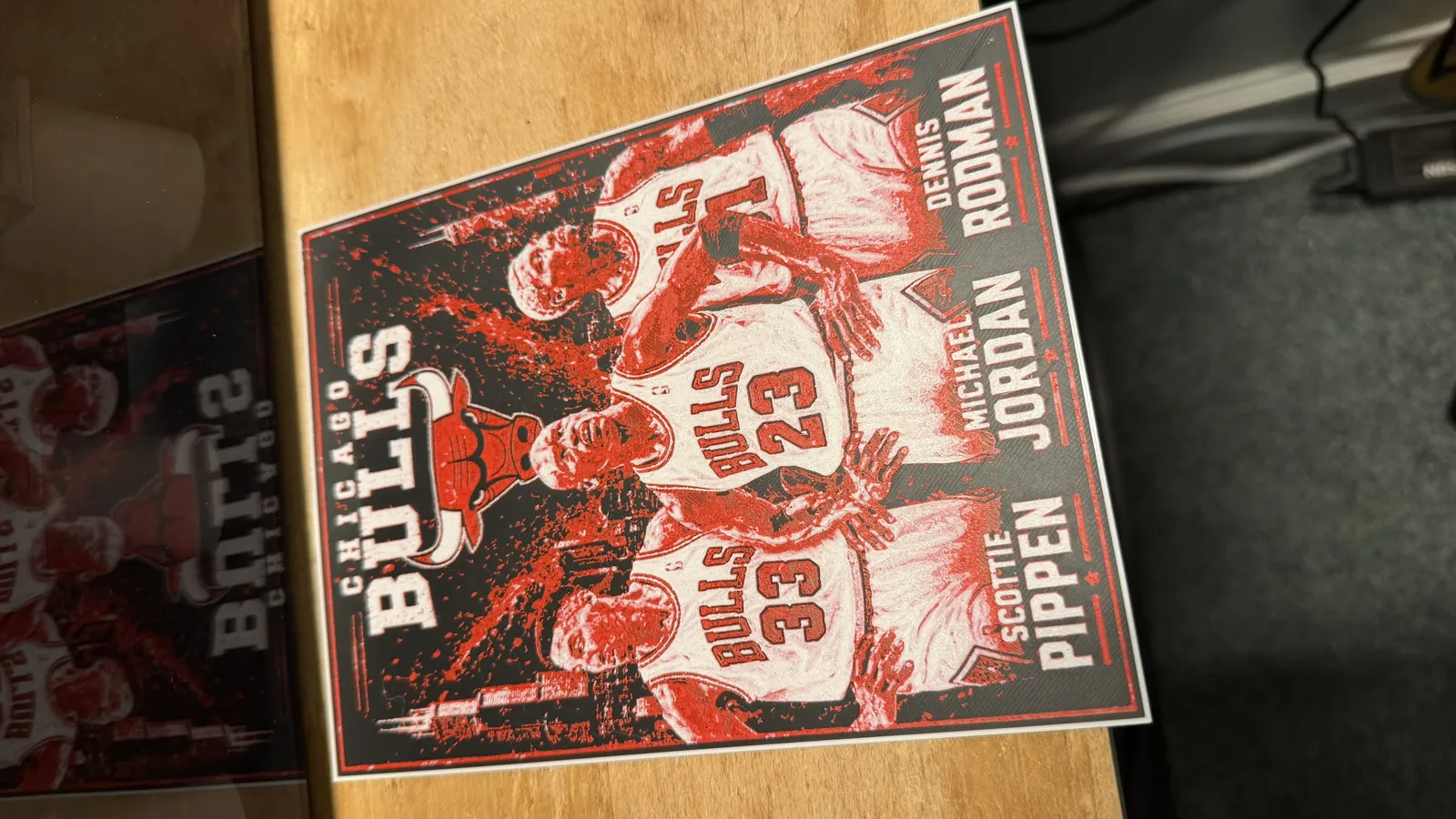 Jordan, Pippen, and Rodman Poster HueForge