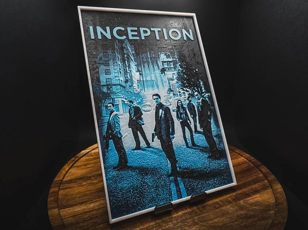 Inception (Movie Poster - HueForge)