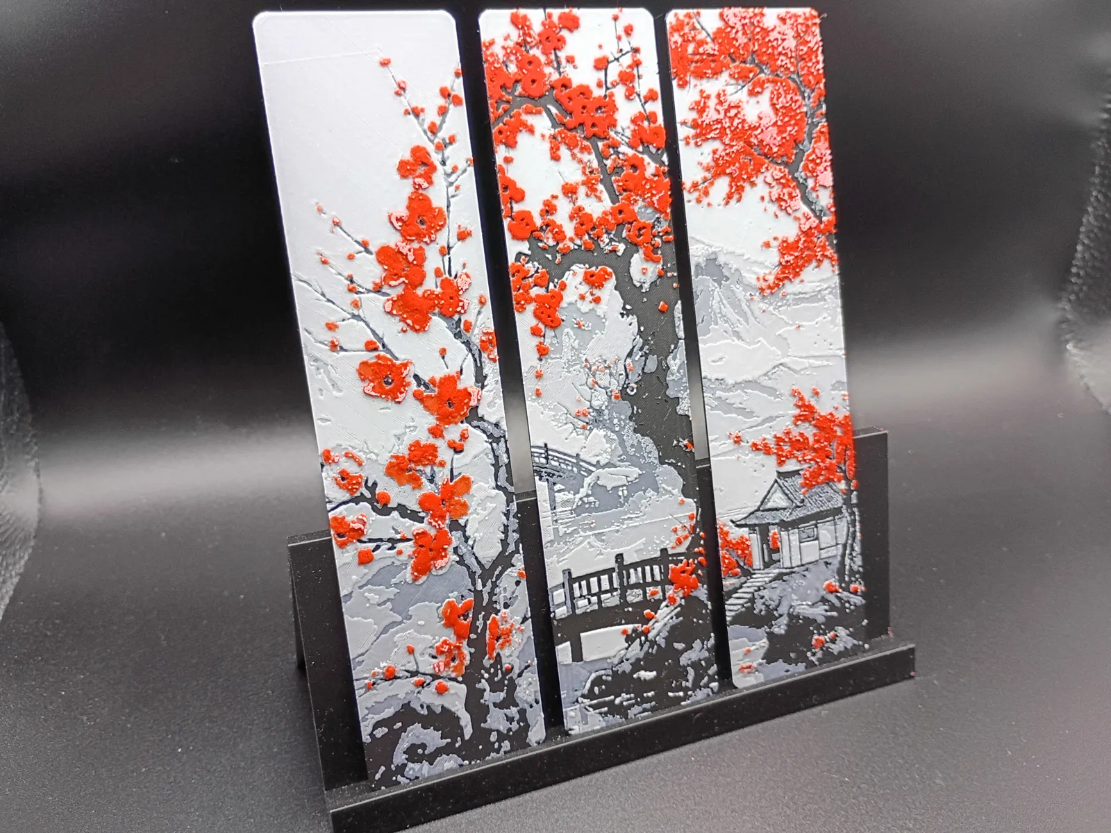 Traditional Cherry Blossoms Bookmark Set
