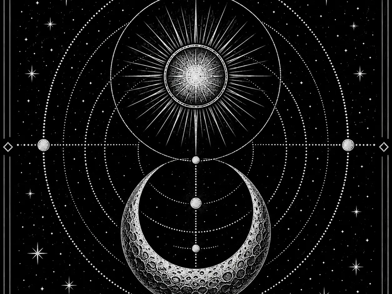 L’EQUILIBRIO — Sun & Moon | Celestial Wall Art