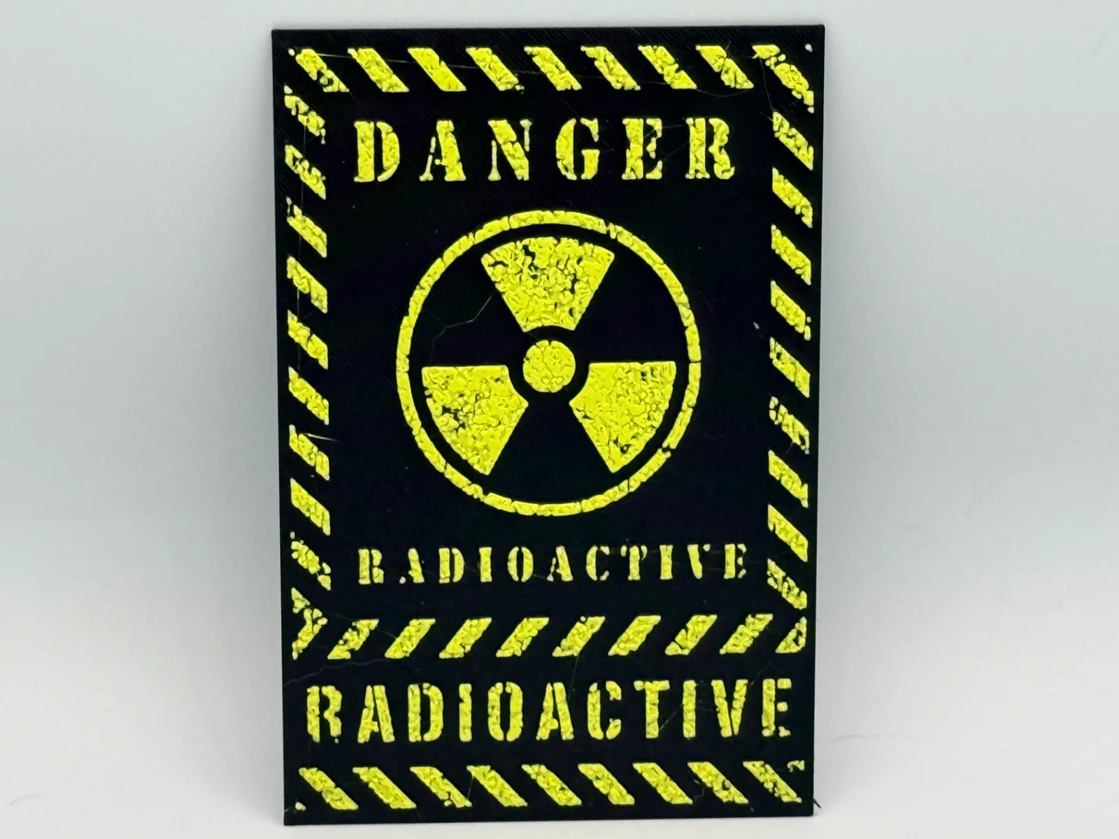 Danger Radioactive Sign Hueforge