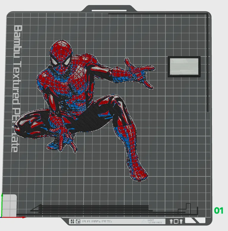 HueForge Spider man