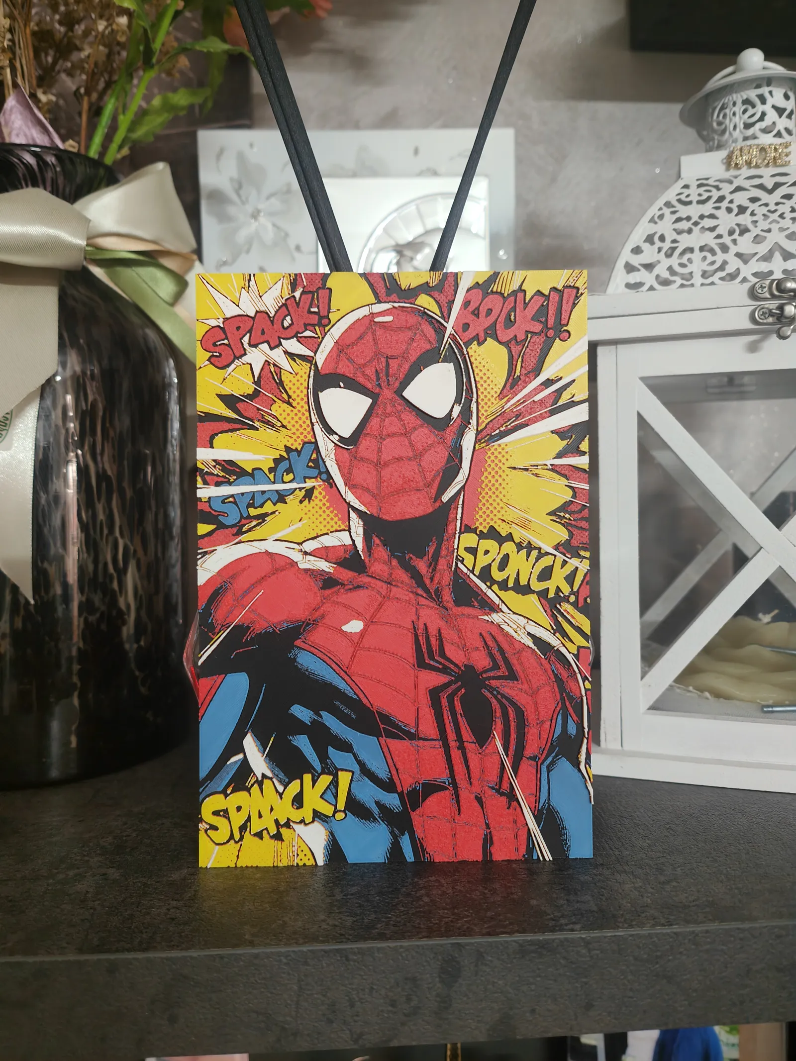 Spiderman Comic Book Hueforge