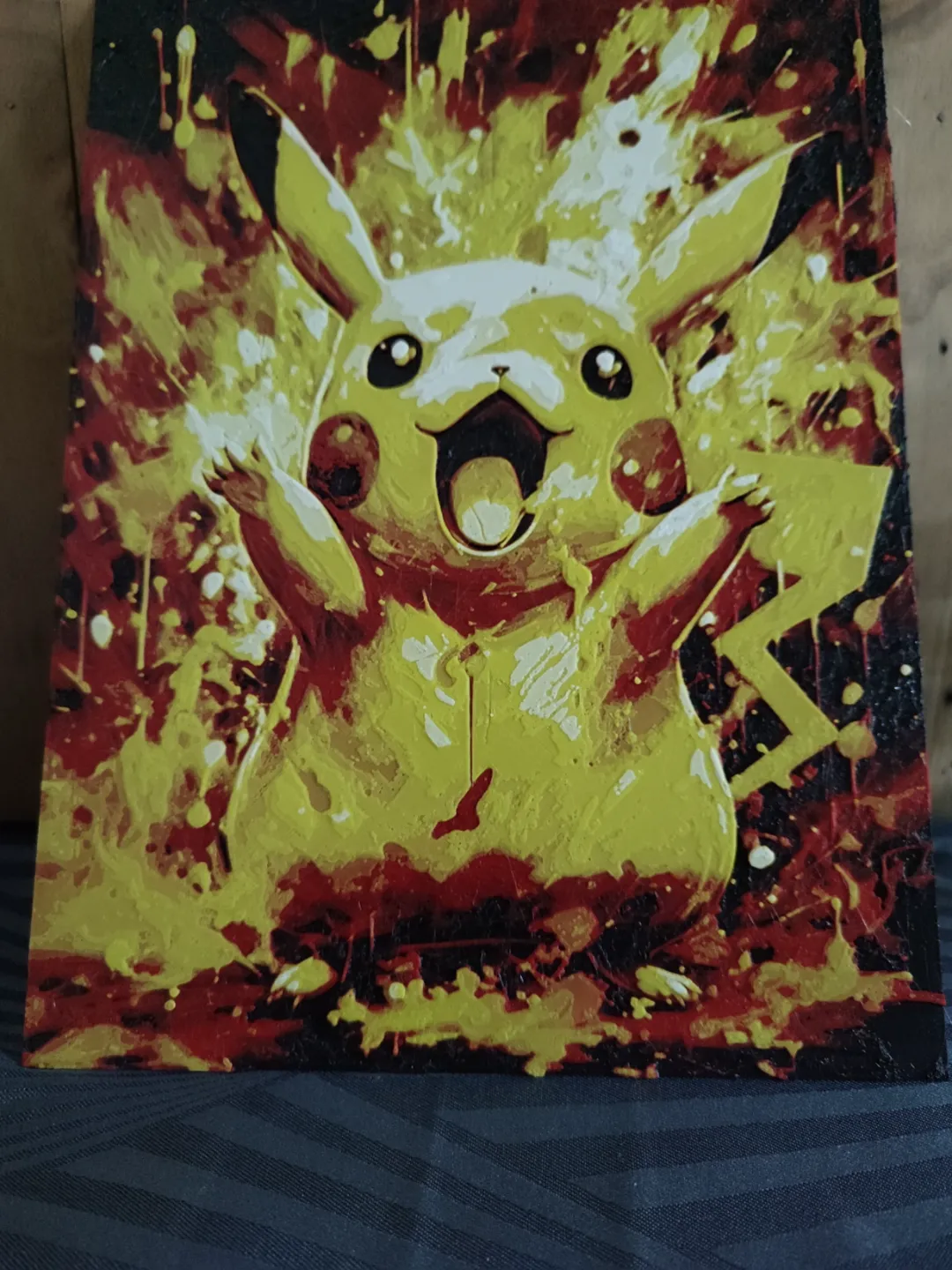 4-color HueForge Pikachu Pokemon