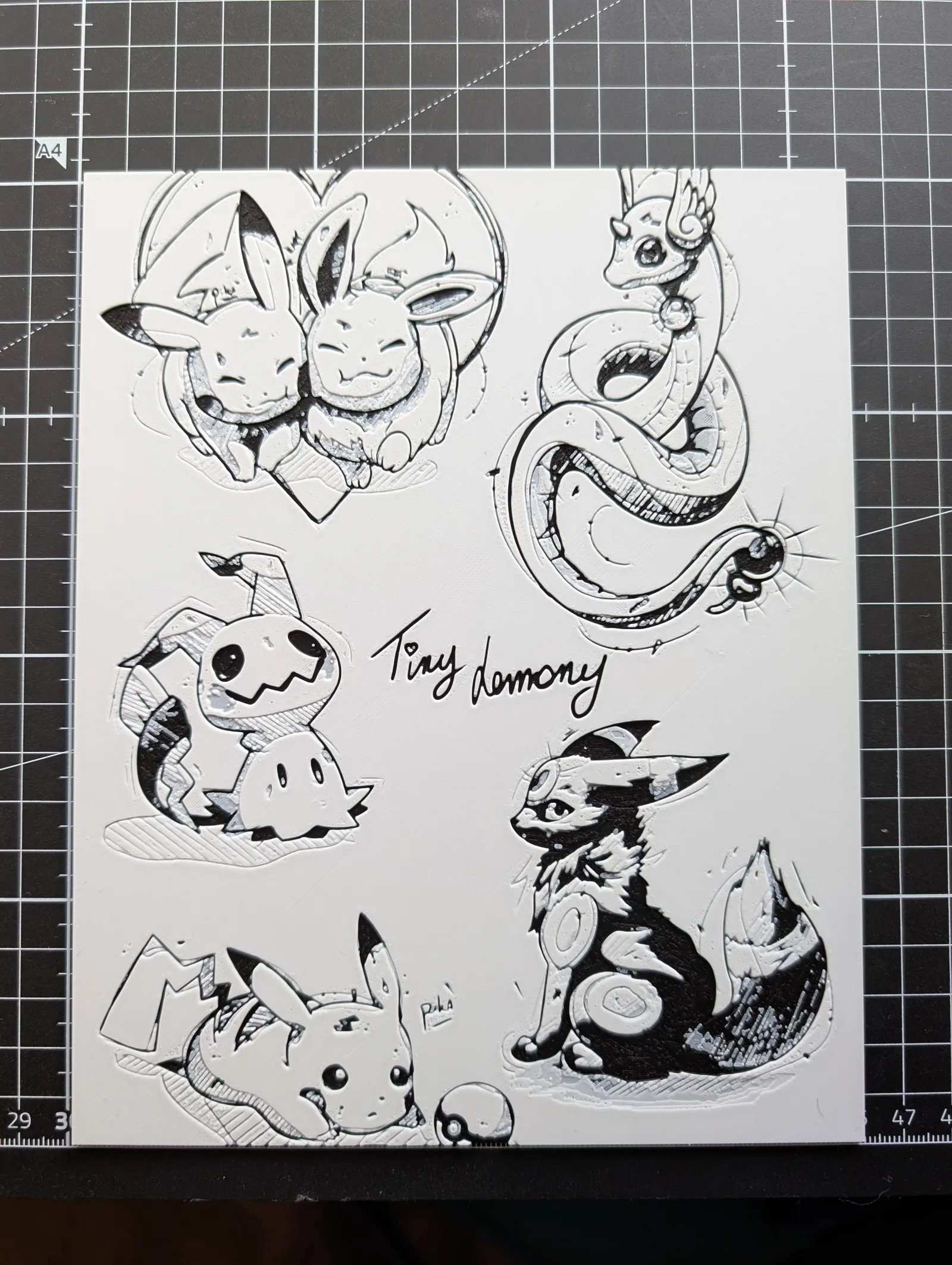 Pkmn pencil drawing collection