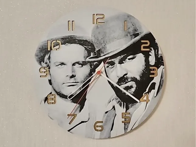 wall / desk clock Bud & Terence HueForge