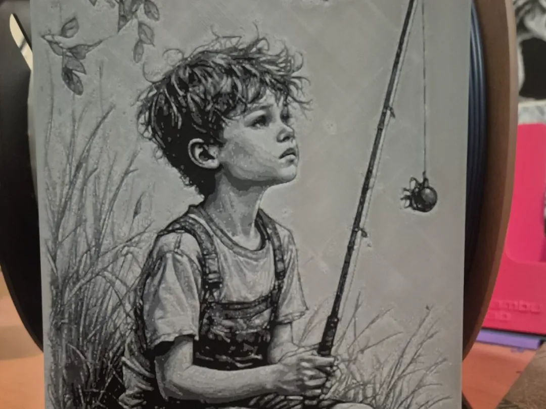 born to fish hueforge