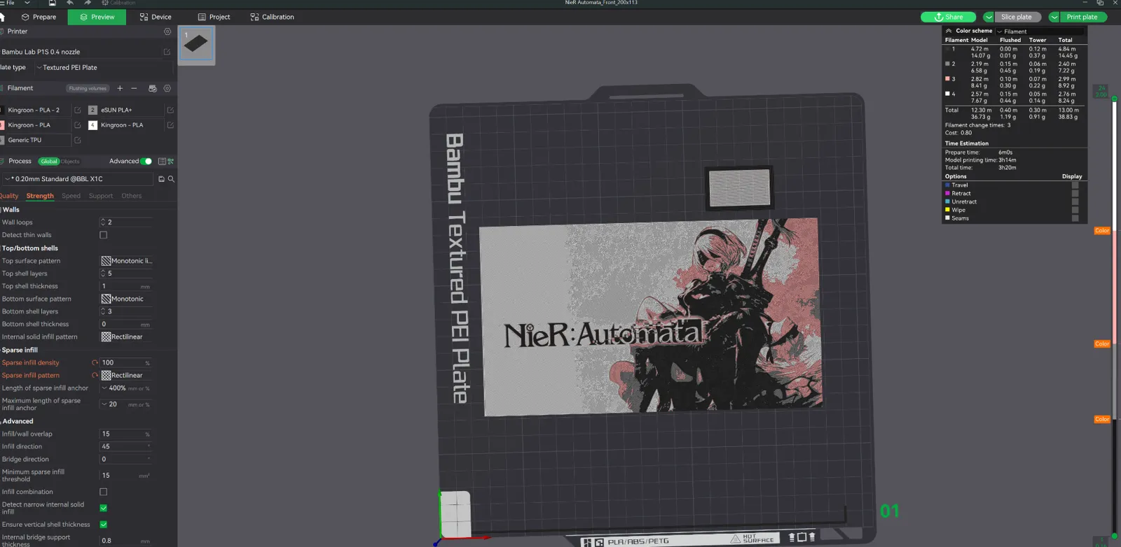 NieR:Automata - HueForge