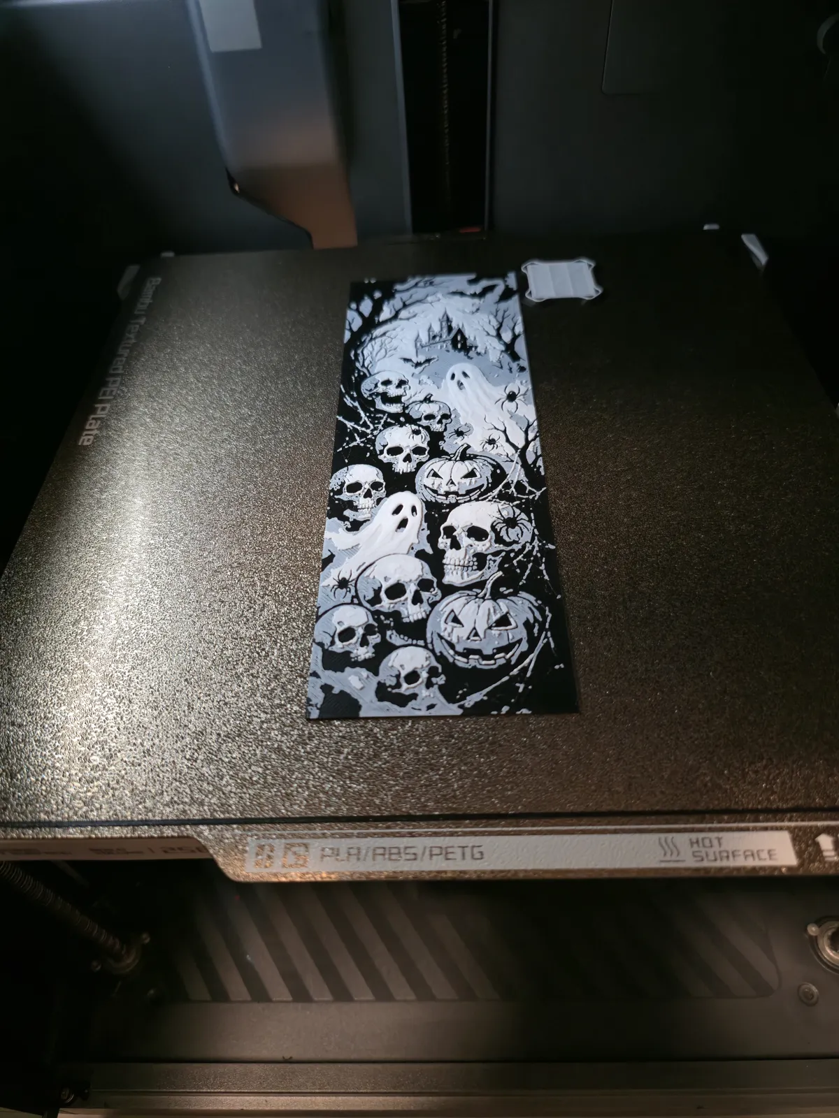 Halloween Skull Collage HueForge Bookmark