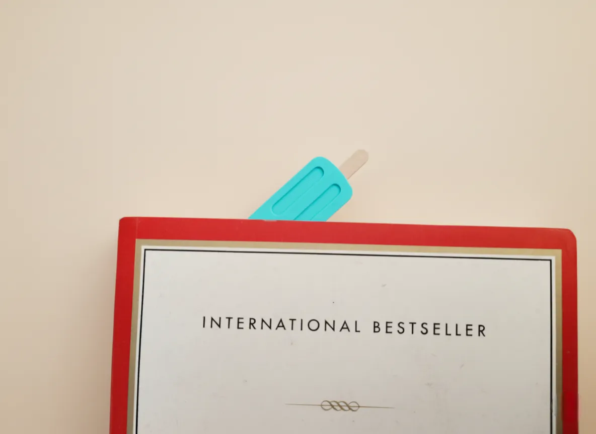 ice cream popsicle bookmark (melting)