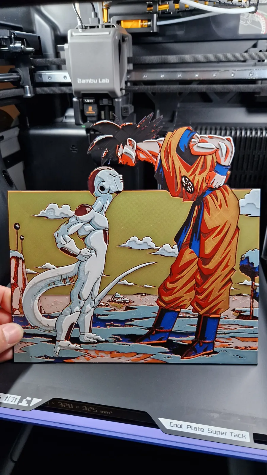 Dragon Ball Z Hueforge - Goku Vs Freeza