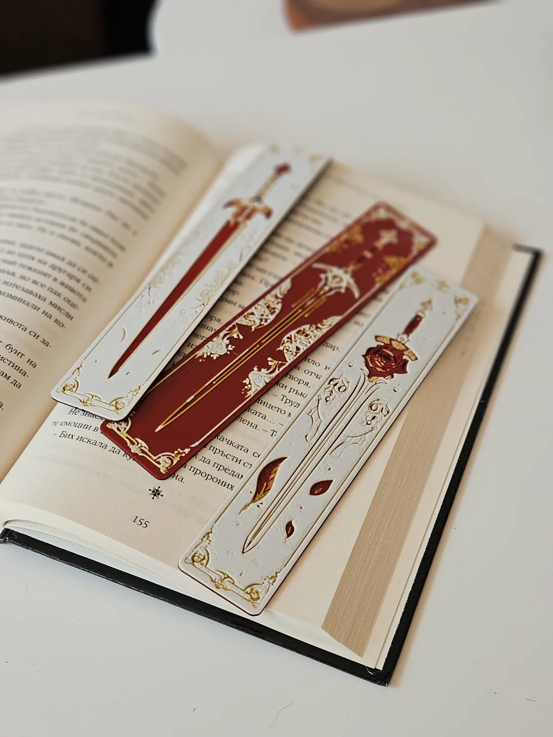 "Blade & Blossom" - Bookmarks Set