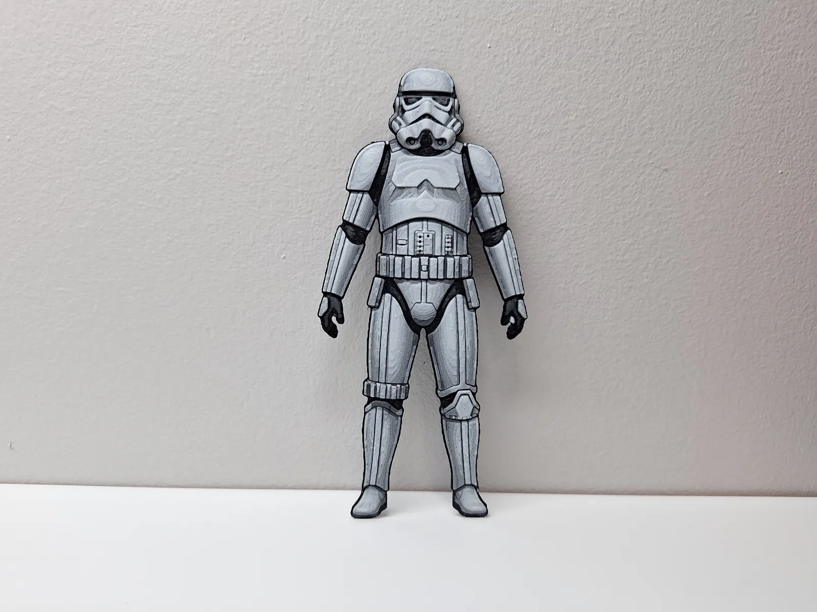 Star Wars Stormtrooper Cutout - Hueforge / 2D Art