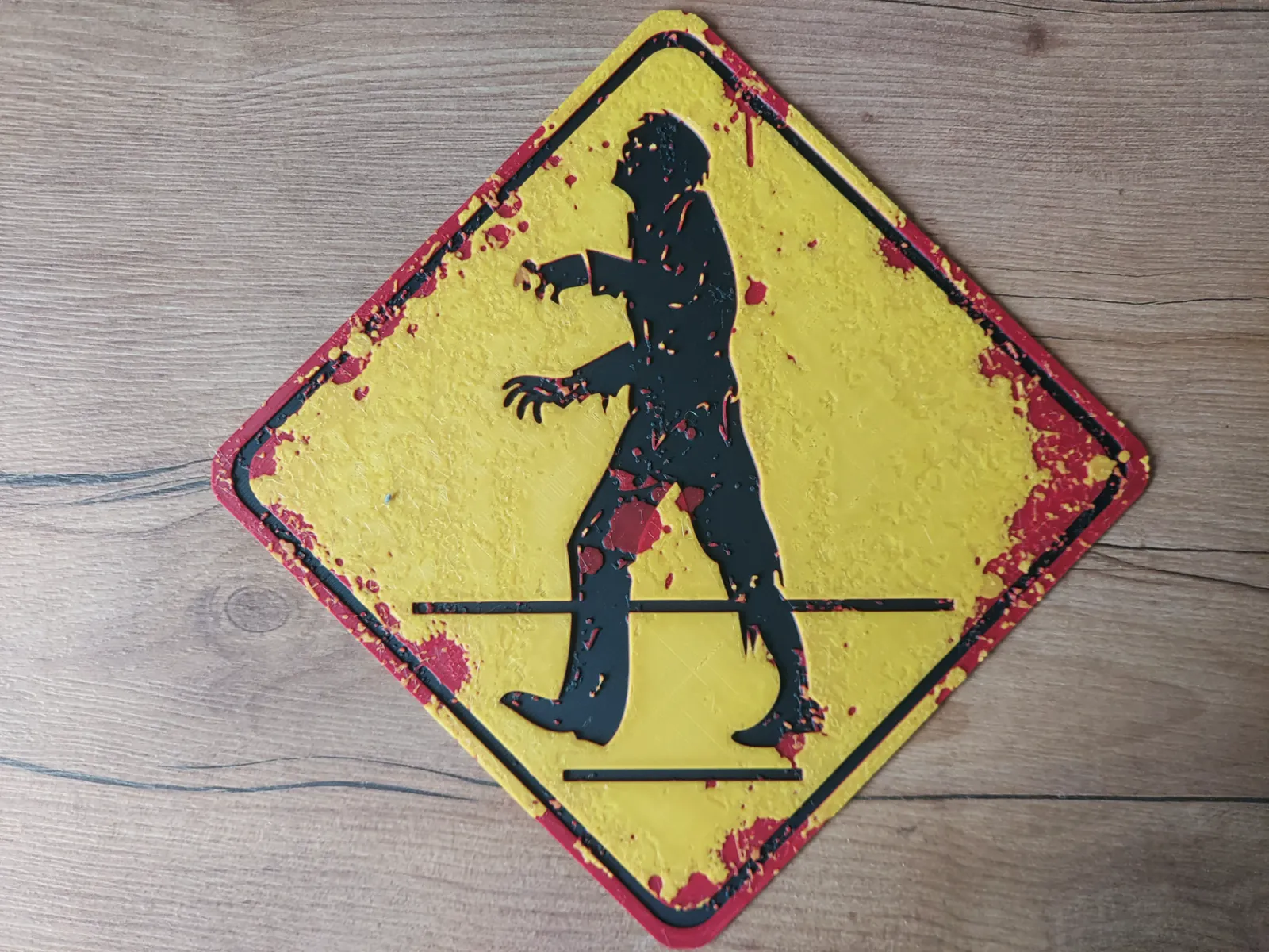 Zombie Sign Hueforge