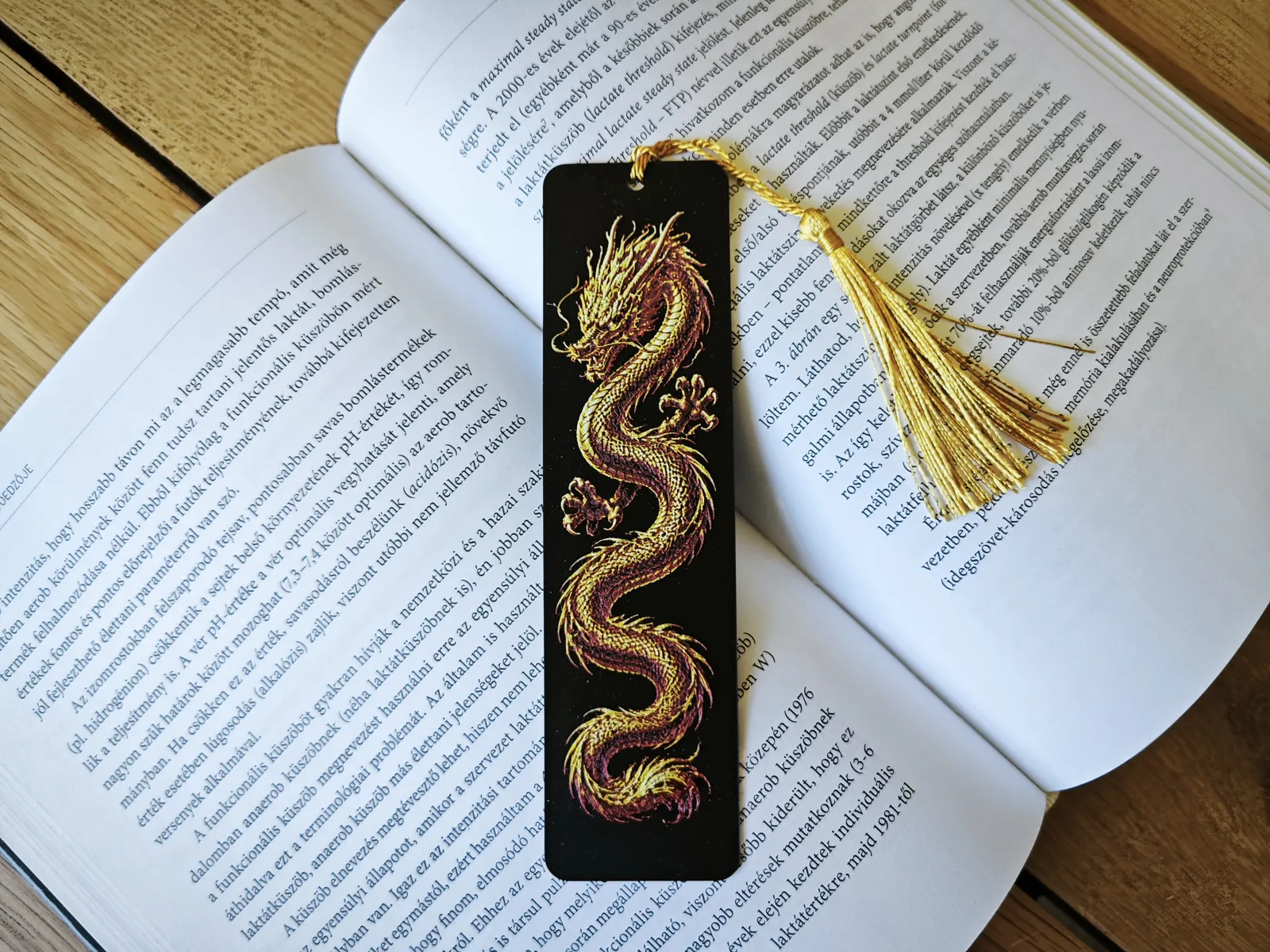 Golden Dragon Bookmark