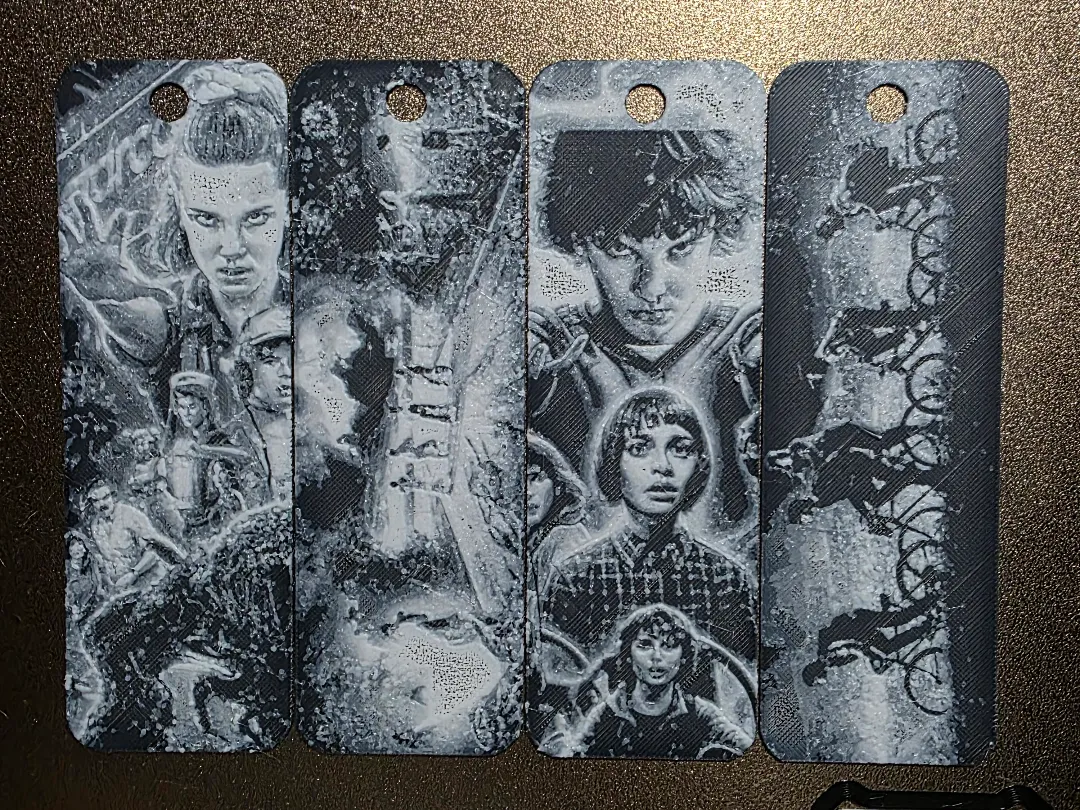 Stranger Stuff Fan Art Bookmarks Set of 4 NO AMS
