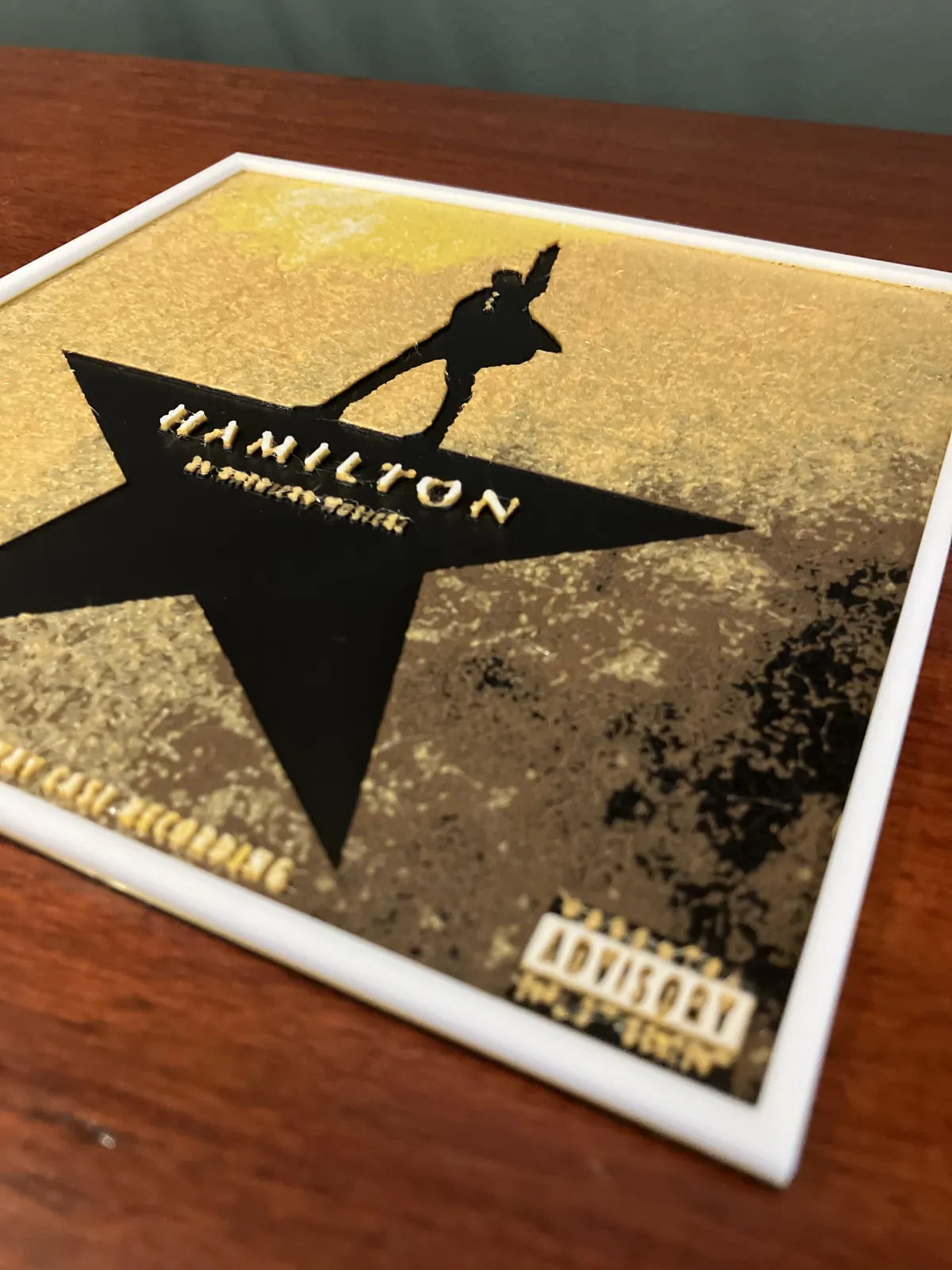 Hamilton: An American Musical Album Cover HueForge