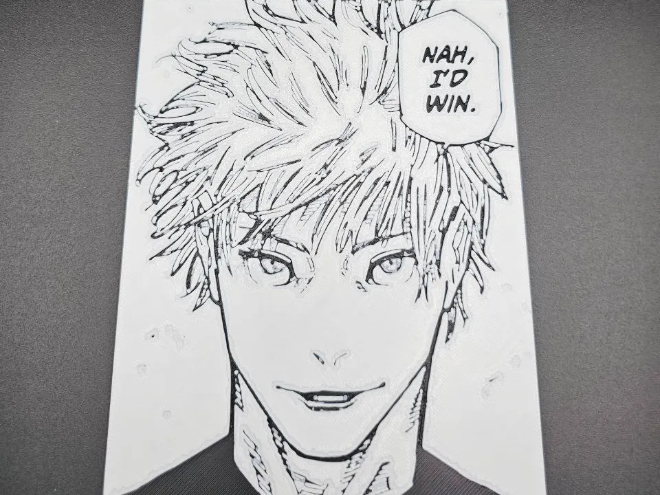 Gojo Satoru - "Nah, I'd Win" Hueforge